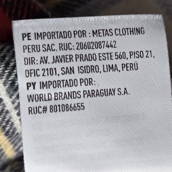 American Eagle Mens Large Plaid Button Down Shirt - Picture 7 of 9